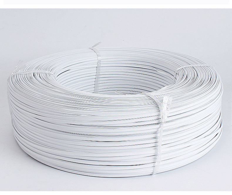 Face mask nose clips: galvanised iron, single-core and double-core, 3mm/5mm PE