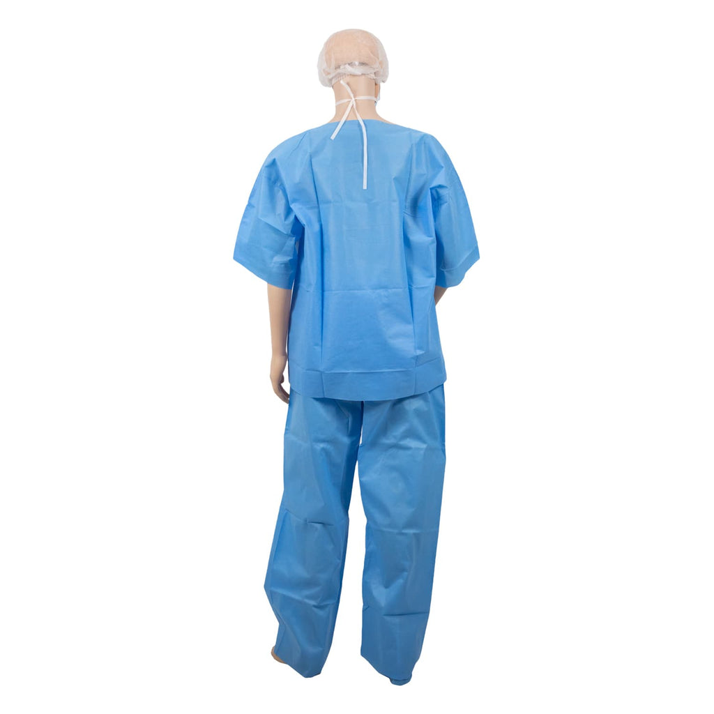 Patient gown/Scrub suit V/round collar for hospital use