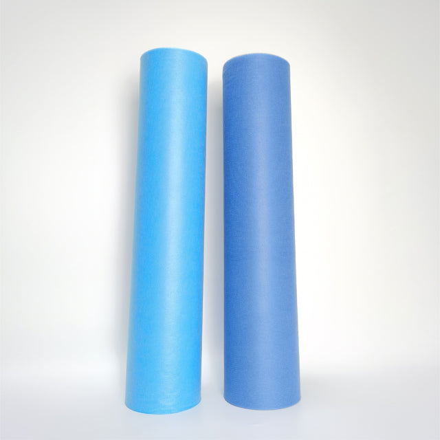 SMS/PP Bed sheet&Bed sheet roll blue for massage table