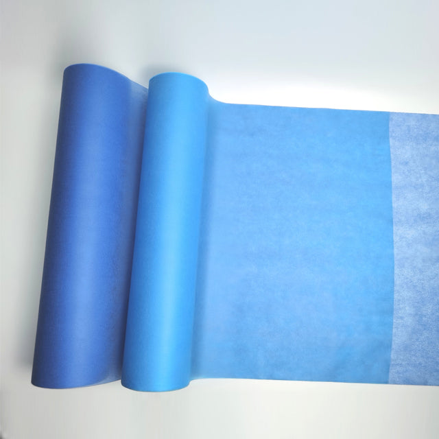 SMS/PP Bed sheet&Bed sheet roll blue for massage table