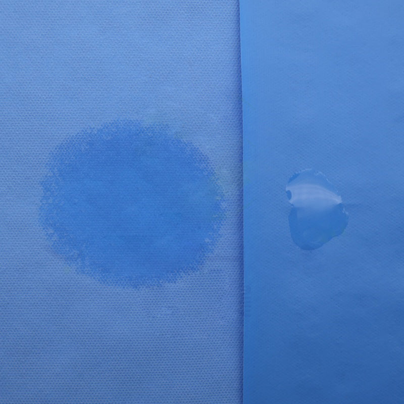 Hydrophilic or water-repellent PP non-woven fabric laminated with PE film