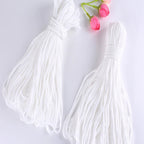 Polyester-spandex round ear loops; face mask ear loops