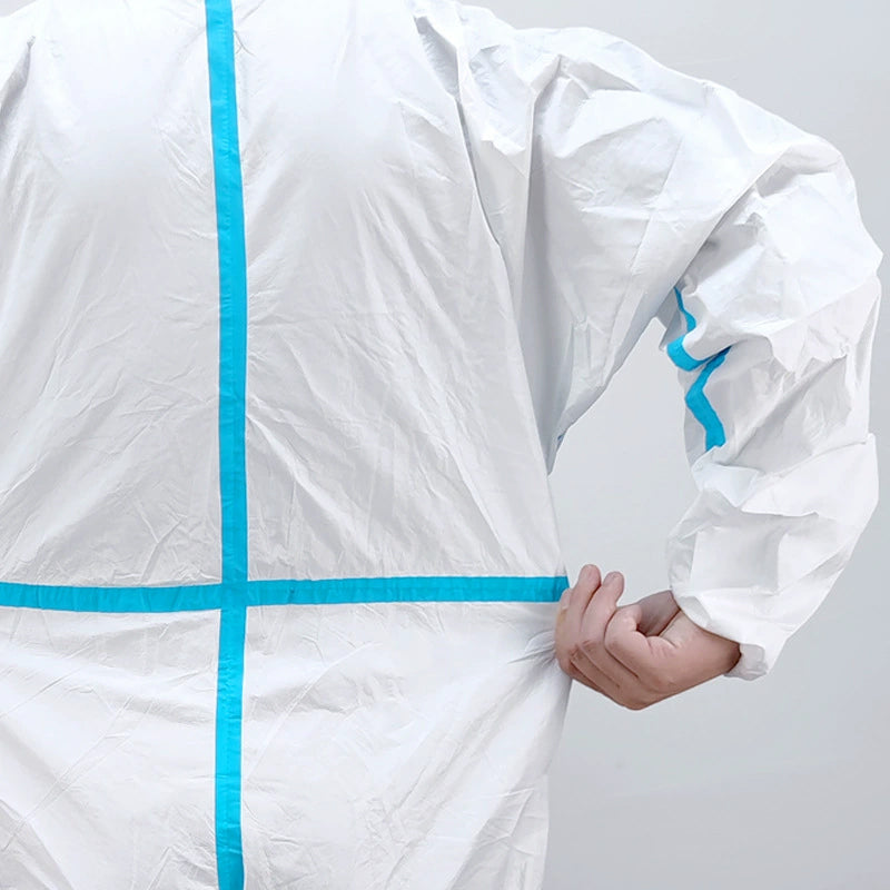 Disposable non-woven protective suits