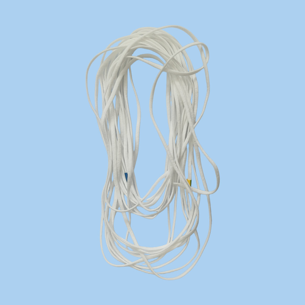 Flat PP ear loops (polypropylene), face mask ear loops
