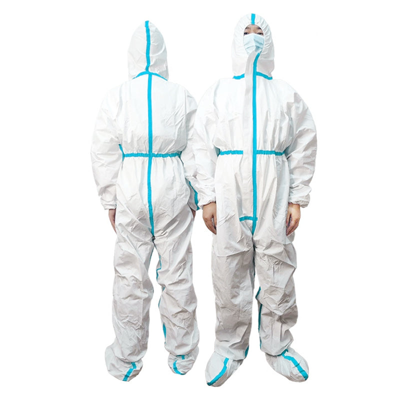 Disposable non-woven protective suits