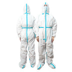 Disposable non-woven protective suits