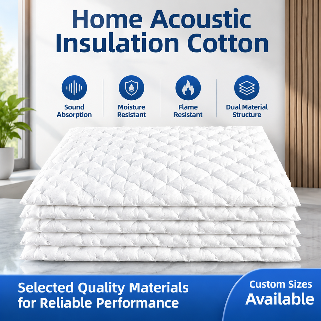 Soundproofing Shock-Absorbing Noise-Reducing Cotton for Bedroom Walls