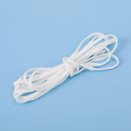 Spandex-elasticated face mask with flat ear loops