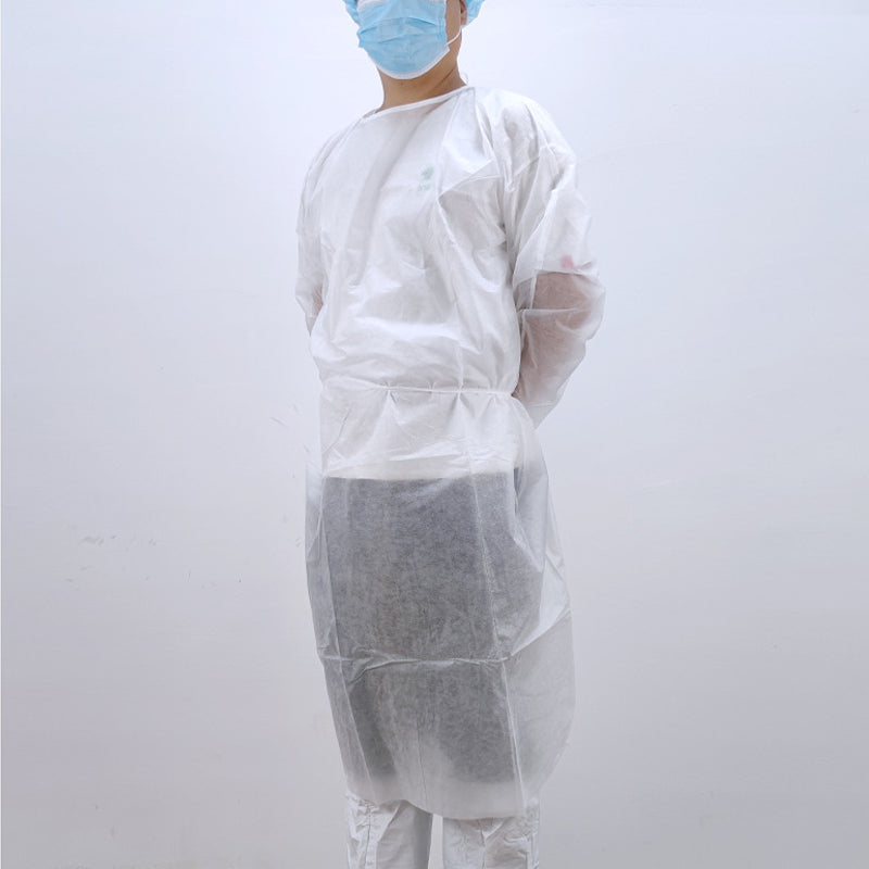 Isolation gown disposable PP nonwoven S,M,L,XL for medical use