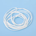 Spandex-elasticated face mask with flat ear loops