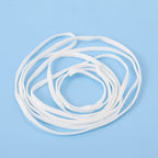 Spandex-elasticated face mask with flat ear loops