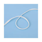 Spandex-elasticated face mask with flat ear loops